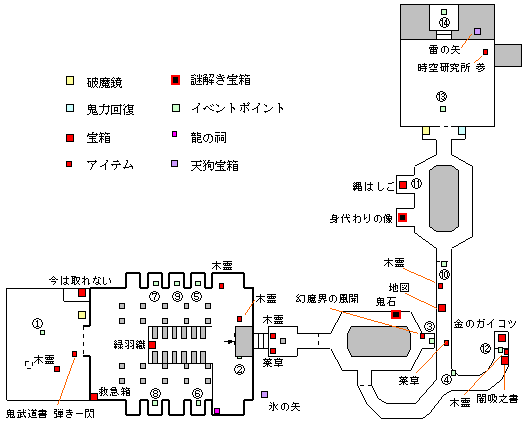 ノートルダム寺院の地図